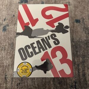 Ocean’s 11 12 13 Trilogy - 3 DVD Movie Box Set-Clooney, Pitt, Damon, Roberts NEW